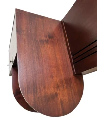 Art Deco Cabinet or Dry Bar with Clock, 1930s